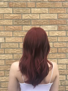 Faded Burgundy Hair, Cherry Cola Colored Hair, Red Vine Hair Color, School Friendly Hair Color, Mikha Lim Red Hair, Red Lavender Hair, Hair Color Ideas For School, Burgundy Hair Aesthetic, Ash Red Hair