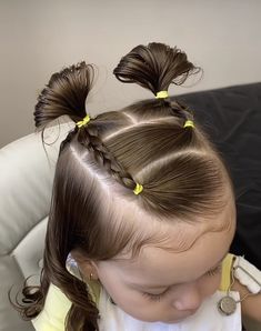 Baby Girl Hairstyles Curly, Easy Toddler Hairstyles, Cute Toddler Hairstyles, Girly Hairstyles, Girl Hair Dos, Toddler Hairstyles, Toddler Hairstyles Girl, Hair Due