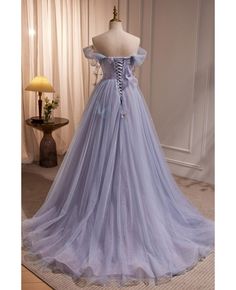 Get 10% off now! Buy fairytale blue purple flowy long tulle prom dress with butterflies at cheap price online. Free stable shipping and pro custom service since 2009. Light Purple Prom Dress, Purple Prom, Mini Prom Dresses, Purple Prom Dress, Evening Gowns Elegant, A Line Prom Dresses, Tulle Prom Dress, Black Prom Dresses, Cheap Prom Dresses