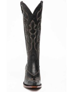 Shyanne Women's High Desert Western Boots - Snip Toe, Black Shyanne Black Boots, Lucchese Boots Womens Outfit, Black Leather Cowgirl Boots, Black Western Boots With Leather Sole, Black Leather Western Boots, Black Snip Toe Cowgirl Boots, Clothe Styles, Black Western Boots, High Desert