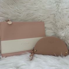 Chloe Bag Set - Pouch & Clutch Chloe Pouch, Chloe Bag, Bag Set, Wristlets, Clutches, Chloe, Bag Lady, Pouch, Cream