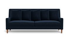 Equal parts refined and approachable, Lennox is a classic sofa silhouette made modern thanks to its thin frame and angled arms. With a comfortable, high-pitched back and plush cushioning, Lennox is an inviting, livable, and visually sumptuous sofa that anchors or accents your space.
Customize Lennox with velvet color blocking, for a more unique aesthetic. Interior Define, Classic Sofa, Velvet Color, Unique Aesthetic, Room Sofa, Anchors, Custom Color, Living Room Furniture, Color Blocking