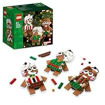 the lego christmas gingerbread man set is in its box