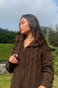 #mingalondon #knit #knkitwear #cardigan #knitcardigan #browncardigan #fairyvibes #grungefashion #grungeaesthetic #grungestyle #aesthetic #grungegirl #outfitinspo #outfitinspiration #outfitideas #styleinspo #grungegirl #aestheticoutfit #90s #90sfashion #00s #outfitinspo #outfitideia #styleinspo #vintageoutfits #vintageaesthetic #2000seaesthetic #aestheticoutfits #2000sfashion #2000snostalgia #style #fashioninspo #ootd #outfits #cuteoutfits #grungeclothing #y2kfashion #y2kclothing #y2kclothes Cozy Brown Chunky Knit Outerwear, Cozy Brown Chunky Knit Sweater Coat, Cozy Brown Hoodie For Fall, Brown Knit Hoodie For Winter, Warm Brown Cardigan For Cold Weather, Cozy Brown Fall Hoodie, Warm Brown Hooded Sweater, Cozy Brown Knit Sweater Coat, Cozy Brown Knitted Outerwear