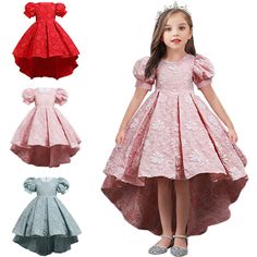 Material：polyester Color：AS PHOTO SHOW Size: 110/120/130/140/150/160 Sleeve Length: Short Sleeve Occasion:Wedding/Party / Cocktail / Evening / Pageant Condition: 100% New and high quality package include: 1 x Dress Specifications: Elegant and pretty baby kids girl's multi-layer tulle princess tutu dress. O-neck sleeveless bodice embellished with lace flower, so beautiful and attractive. Zipper closure on the back, Bowknot back, easy to put on and take off. Perfect for christening, birthday party High Low Dress For Kids, Party Dress Kids, Bday Dress, Princess Tutu Dresses, Princess Tutu Dress, Kids Formal, Pageant Gown, High Low Gown, Girls Tutu Dresses