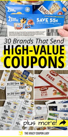 the coup for high value coupons is shown