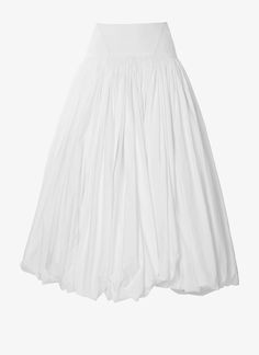 FLARED LONG POPLIN SKIRT Seventeen Stage Outfits, Alaia Skirt, Soft Dramatic Summer, Show Closet, Dramatic Summer, Skirt Png, Rome Summer, Long White Skirt, Fabric Guide