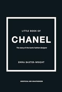 the book cover for little book of chanel, by emma baxter - wright