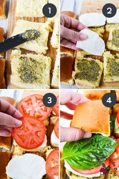 steps on how to make a sandwich with cheese, tomato and lettuce for sandwiches