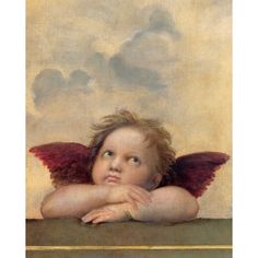 Angelo II - Madonna Sistina Poster Print by Raffaello Sanzio-VARPDXRAF3120 Image 1 Sistine Madonna, Christian Bible Quotes, Christian Bible, Fine Arts Posters, Stock Paper, Canvas Print Wall, Angel Wings, Photography Print, Madonna