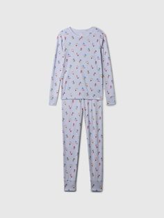 Soft organic cotton pajama top and pants set with a cozy brushed interior.  Crewneck.  Long sleeves.  Elasticized waist at PJ pants.  Assorted prints.  Made with 100% organically grown cotton, which is grown without the use of synthetic pesticides and fertilizers.  Straight, easy fit.  Easy pull-on waist. Support People, Top And Pants Set, Gender Equality, Pj Pants, Gap Kids, Cotton Pyjamas, Girls Pajamas, Pajama Top, Pesticides