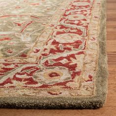 Construction: Hand Tufted Fiber/Finish: Wool Pile Origin: China Area: 6 Weight: 5 Machine Washable: NO Non Slip: NO Cottage Rugs, Safavieh Rug, Contemporary Bedroom Decor, Wool Runner Rug, Wool Runners, Pile Rug, Carpet Runner, Hand Spun Wool, Traditional Rugs