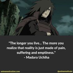 Madara Uchiha Quotes, Uchiha Quotes, Manga Quotes, Anime D