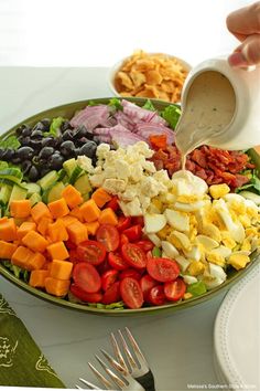 Salad Ranch, Southern Style Kitchen, Cornbread Salad, Great Salads, Salads Dressing, Side Salads, Ranch Salad Dressing