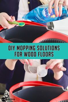 Easy to make and easy to use, this new and improved wood floor cleaner will leave your floors clean, shiny, and protected. Diy Mopping Solution, Mopping Solution, Diy Wood Floor Cleaner, Cleaning Naturally, Homemade Cleaning Recipes, Natural Cleaner, Diy Wood Floors