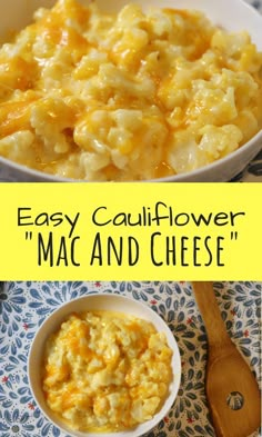 easy cauliflower mac and cheese recipe