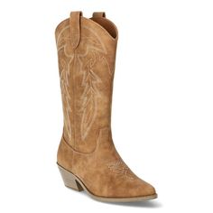 No Boundaries Women's Tall Western Size: 10.  Color: Brown.  Gender: female.  Age Group: adult. Tall Western Boots, Tall Western Boot, Western Boots Women, Western Boot, Boots Women, No Boundaries, Western Boots, Cute Shoes, Boundaries