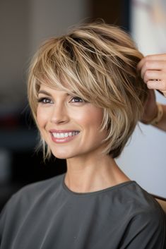 Top 20 Shag Haircut Ideas for 2025: Short, Long, Curly, and Modern Styles with Bangs Asymmetrical Pixie Haircut, Short Shag Haircuts, Asymmetrical Pixie, Shag Haircut, Trendy Haircuts, Short Hair With Layers, Short Hair Styles Pixie, Long Curly, Pixie Haircut