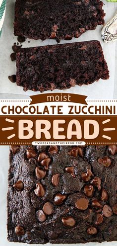 Chocolate Zucchini Bread, zucchini ideas, zucchini snacks Zucchini Dessert, Chocolate Zucchini Bread Recipe, Chocolate Chip Zucchini Bread, Mini Loaves, Grated Zucchini, Zucchini Bread Recipe, Chocolate Zucchini Bread, Butter Recipes