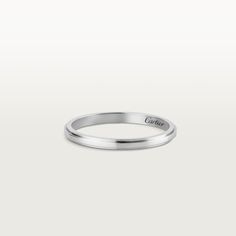 Cartier - Cartier d'Amour wedding band - Ring Platinum - Cartier d'Amour wedding band, platinum 950/1000. Width: 1.8 mm (for size 52). Please note that the carat weight, number of stones and product dimensions will vary based on the size of the creation you order. For detailed information please contact us. Cartier Silver Ring, Wedding Band Cartier, Platinum Wedding Band Womens, Cartier Wedding Bands, Cartier Silver, Platinum Wedding Band, Hot Mess, Cartier Ring, Wedding Ring Bands