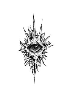 an all seeing eye tattoo design