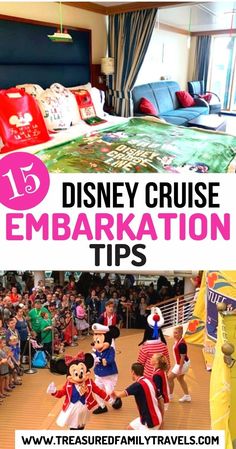 15 Disney Cruise Embarkation Tips Disney Cruise Hacks, Disney Cruise Embarkation Day Outfit, Disney Cruise Must Haves, Disney Wish 1923 Outfits, Disney Cruise Autograph Ideas, Embarkation Day Outfit, Disney Merrytime Cruise Outfits, Disney Cruise Formal Night, Disney Cruise Door Decorations Ideas