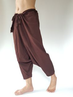 "⬇️ SHOP HERE https://www.etsy.com/ch-en/shop/IndycraftsDesigns Aladdin Pants, Harem Pants 100% Cotton Unisex pants, perfect for yoga, The fabric is cotton soft, lightweight, and airy, ideal for those warm days. If it's a bit chilly, you could always wear leggings underneath. super comfortable cotton pants made of light, comfortable to wear 100% cotton. Cotton is a natural material that wicks moisture to keep you cool, comfy & dry. Floral printed, elastic waistband,medium-weight, Soft and Co Brown Baggy Tapered Leg Harem Pants, Brown Cotton Ankle-length Harem Pants, Brown Harem Pants With Loose Fit, Brown Harem Bottoms With Pockets, Brown Harem Pants With Pockets, Brown Wide Leg Bottoms For Festivals, Wide Leg Brown Bottoms For Festival, Brown Wide Leg Festival Bottoms, Brown Harem Bottoms For Yoga