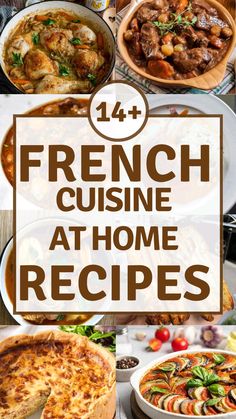 french cuisine at home with the title overlay