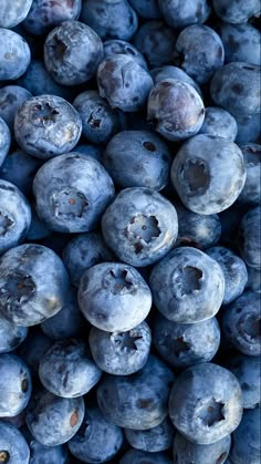 blueberries are piled up and ready to be eaten