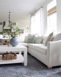 the living room is clean and ready to be used for entertaining purposes in someone's home