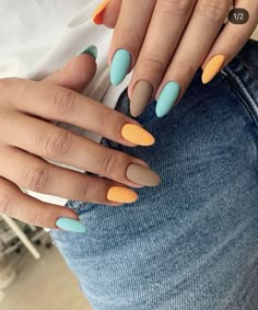 Trendy Fall Nails, Fall Nails Ideas, Image Nails, Simple Fall Nails, Retro Nails, Sassy Nails, Nail Trend, Color Nails, Cute Gel Nails