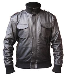 NWT Stylish Black Men Genuine Leather Jacket with Stretchable Material Mens Leather Jackets, Black Leather Jackets, Men Closet, Wool Coats, Men's Leather Jacket, Real Leather Jacket, Winter Outerwear, Leather Wear, Mens Black Leather