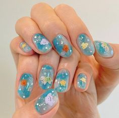 2023 Spring Nails, Summer Nails Ideas, Stunning Nail Designs, Asian Nails, Diy Acrylic Nails, Aesthetic Nails, Simple Gel Nails, Pretty Gel Nails, Really Cute Nails