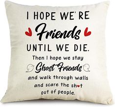 ad eBay - OUZ Best Friendship Gift for Friends Pillow Case - I Hope We'Re Best Friends, Fu - Buy Now, click the link (eBay)