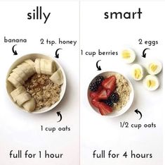 Different Foods, Easy Healthy Meal Prep, Banana Oatmeal, God Mat