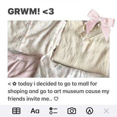 an image of clothes that are being advertised on instagramting from the website grwm