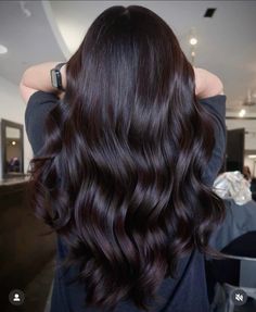 Cherry Mocha Hair, Dark Brown Almost Black Hair, Warm Dark Brown Hair, Rich Dark Chocolate Brown Hair, Dark Brown Black Hair, Ash Balayage, Dark Chocolate Brown Hair, Mocha Hair