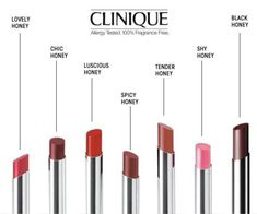 Almost Lipstick Clinique, Clinique Lipstick Swatches, Clinique Aesthetic