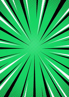 an abstract green and white background with halftone dots in the center, as if it were pop art