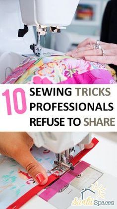 sewing tricks for professionals to use to share with someone on the internet or offline