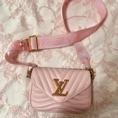 Most Likely Missing The Small Circle Pochette. Will Look But Wanted To List For Now. Price Is For As Is. I Have Receipts. The Price Is For The Bag As Is And The Box, But If You Don’t Want The Box I Can Discount $20. No Signs Of Wear To Leather Or Strap. Lv Crossbody Bag Pink Strap, Louis Vuitton Pochette Bag Pink, Louis Vuitton Purse Pink, Pink Lv Wallet, Louis Vuitton Pink Hand Bag, Louis Vuitton Multi Pochette Pink, Louis Vuitton New Wave Multi-pochette, Louis Vuitton Pink, New Wave