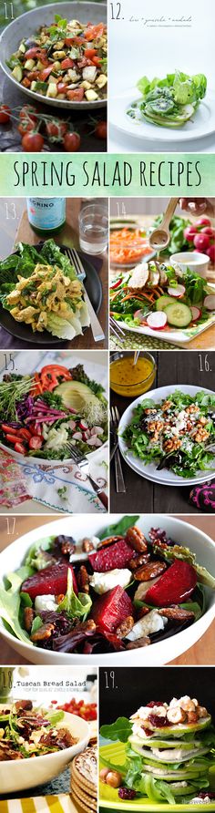 the steps to making a salad with fresh vegetables