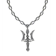 The Trident is a three-pronged spear used by Poseiden, God of the Sea. It symbolizes power and trinity of mind, body and spirit. Trident Necklace, Fanfic Ideas, Panther Art, Black Panther Art, 3d Jewelry, Fashionable Accessories, The Trinity, Mind Body And Spirit, Oc Ideas