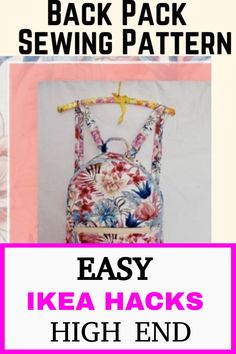 back pack sewing pattern easy ikea hacks high end