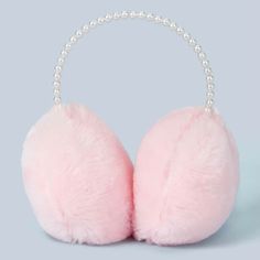 Style: Casual Season: Fall/Winter Composition: 100% Polyester Fluffy Earmuffs, Fluffy Puff, Cute Headphones, Winter Photoshoot, Ear Muffs, Korea Style, Kawaii Accessories, Pink Hat, Dress Inspiration