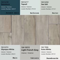 the different types of wood flooring are shown