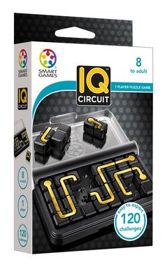 the smart q circuit is in its box with instructions on how to use it and how to use it