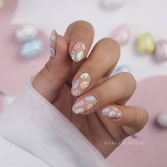 Easter Nails Design Spring, Easter Nail Ideas, Easter Nails Easy, Easter Nail Art Designs, Neon Nail Designs, Cute Summer Nail Designs, April Nails, Easter Nail, Bunny Nails