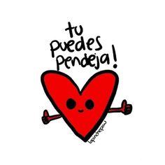 a red heart with two crossed arms and the words tu peedes predeja