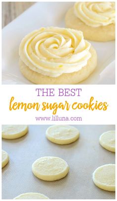 the best lemon sugar cookies are made with only two ingredients and ready to be eaten